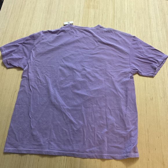 Aaliyah Purple Lavender Multi Color Spray Paint Look Short Sleeve XL Brand New - Picture 5 of 5